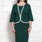 Rochie eleganta Impresa Verde - 56Marimea