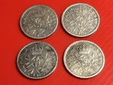 Moneda Argint Romania - lot monede de 50 bani 1910 / Carol I !