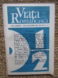 REVISTA VIATA ROMANEASCA IANUARIE - FEBRUARIE 1992 Nr. 1- 2