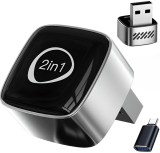 Cumpara ieftin Adaptor Wireless CarPlay &amp; Android Auto Techstar M5 2 in 1, USB Mini, BT + Wi-Fi 5GHz, Buton Comutare/Reset, Reconectare Automata, Plug &amp; Play