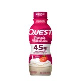 Quest Protein Milkshake Rtd, Milkshake Proteic Cu Aroma De Capsuni, 414 Ml