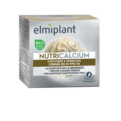 Crema de Zi pentru Fortifiere si Fermitate cu SPF 10 NutriCalcium 50 mililitri Elmiplant foto