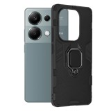 Cumpara ieftin Husa pentru Xiaomi Redmi Note 13 Pro 4G / Poco M6 Pro 4G, Techsuit Silicone Shield, Black