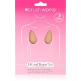Brushworks Assorted Complexion bandă adezivă pentru s&acirc;ni 3 buc