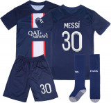 Tricou de fotbal pentru copii Legend Leo #10. Set scurt și șosete albastru 9-10, Oem