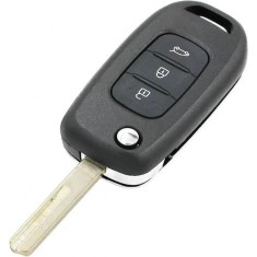 Carcasa Cheie Tip Briceag Techstar pentru Renault Kadjar, Captur, Megane, Clio, Koleos, Scenic, Laguna, Fluence - 3 Butoane