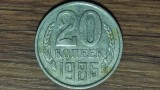 Rusia URSS -moneda de colectie- 20 Kopecks / Kopeks / Copeici 1986 -an mai rar!
