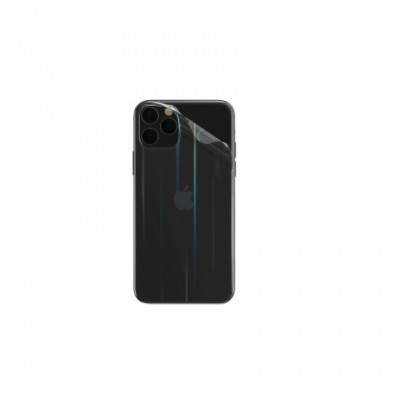 Folie Protectie Hydrogel Aurora (Back-Cover) Apple iPhone XR, Transparent Curcubeu foto