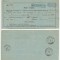 ROMANIA 1865 Retur Recipisa cu combinatie rarisima de stampile Bacau Iasi Mihaileni