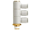 Racord push-in filetate 90&deg; SMC - 1&divide;10bar -5&divide;60&deg;C