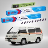 Cumpara ieftin Stergatoare Mitsubishi L300 Van Gen III (P1_T) 1994-2000 | Set Fata si Spate Flat Premium - TeamCar