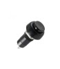 Comutator ON-OFF cu retinere 250V/3A 1 circuit negru incastrabil, Home By Somogyi