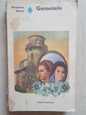 Gemenele - Alexandre Dumas, 1976, 437 pag, stare buna, Romanul de dragoste foto