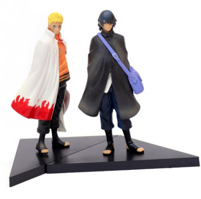 Set figurina Naruto Shippuden Sasuke Boruto 18 cm foto