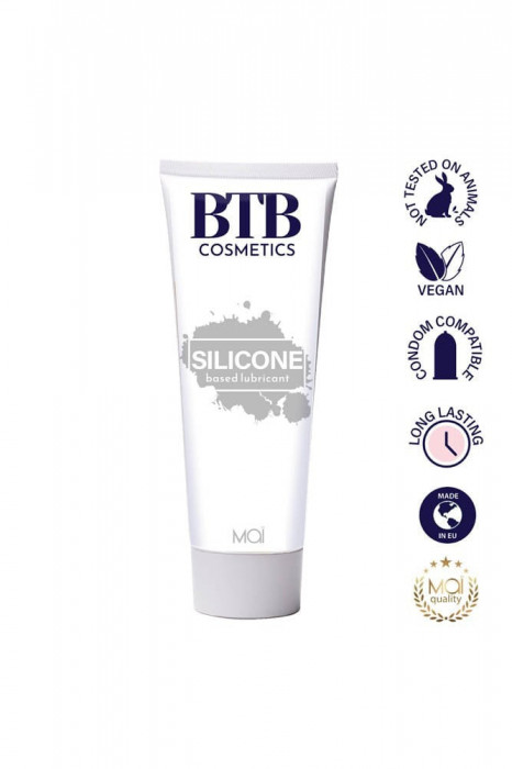 BTB - Lubrifiant pe Bază de Silicon Compatibil cu Jucăriile Sexuale, 100 ml