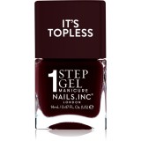 Nails Inc. It&rsquo;s Topless lac de unghii sub forma de gel pentru un efect de lunga durata culoare Billie 14 ml