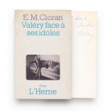 E. M. Cioran, Val&eacute;ry face &agrave; ses idoles, 1970, cu dedicație pentru Paul S&eacute;rant
