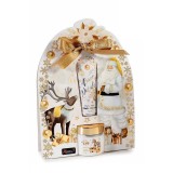 Set cadou Craciun crema maini, crema picioare cm 16 x 5 x 21 H