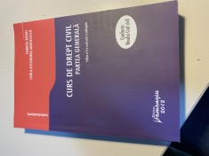 Gabriel Boroi, Carla Anghelescu, Curs de drept civil. partea generala, ed.2,2012