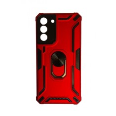 Husa telefon compatibila cu Samsung Galaxy S22 Plus, Powerful, Inel si placuta metalica, 309HT