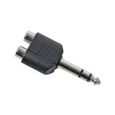 Adaptoare-Y RCA / Jack 2 x Soclu RCA-6.3 Fisa Jack(Stereo) Carguard