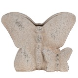 Cumpara ieftin Ghiveci flori piatra bej Fluturasi 24x10x19 cm