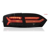 Set lampi spate, stopuri Vw Jetta (1b), 07.2010-, montare spate, stanga+dreapta, indicator dinamic; LED; fumuriu; Tuning, Vland