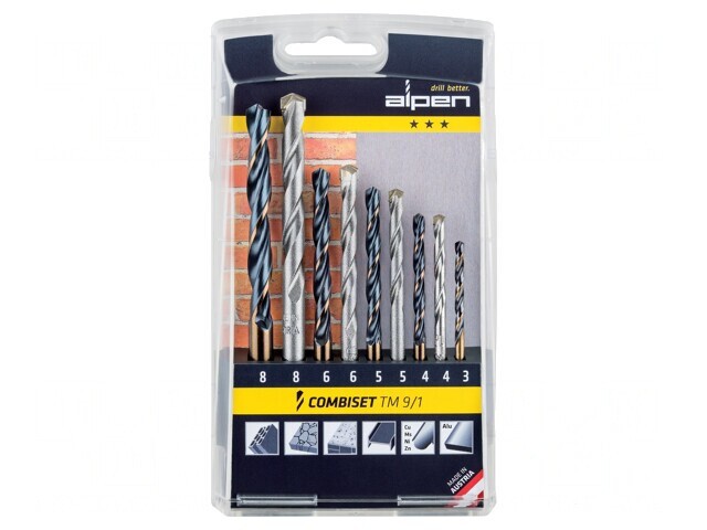 Set Burghie 9 Bucăți &icirc;n Casetă Plastic