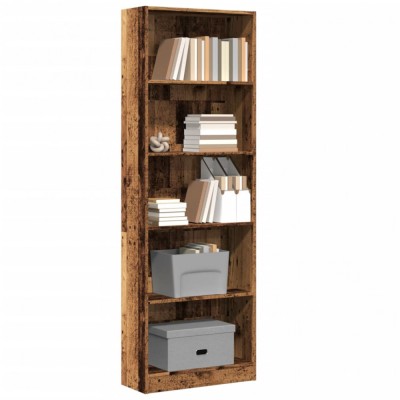 vidaXL Bibliotecă, lemn vechi, 60x24x176 cm, lemn prelucrat 857828 foto