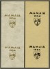 1934 , Romania , Lp 107 , ESEURI CU SUPRATIPARUL JAMBOREEA NATIONALA MAMAIA , NEGRU / AURIU IN PERECHE - RAR!, Nestampilat