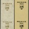 1934 , Romania , Lp 107 , ESEURI CU SUPRATIPARUL JAMBOREEA NATIONALA MAMAIA , NEGRU / AURIU IN PERECHE - RAR!