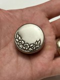 CUTIUTA ARGINT 800 - Pt. Pastile - Cutie mica - Model Floral - Vintage !