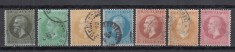 ROMANIA 1872 LP 38 REGELE CAROL I EMISIUNEA PARIS SERIE STAMPILATA
