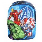 Ghiozdan pentru gradinita Marvel,albastru,30x23 cm, St.Majewski