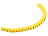 Markere Galbene 2,5-5mm PVC -30&divide;60&deg;C