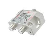 Hama Splitter Cablu Coaxial SAT/BB 2 Iesiri Ecranat Tip F Argintiu