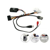 Adaptor comenzi volan Connects2 pentru Toyota Aygo 2014 cu OEM