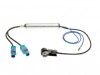 Adaptor Antena Radio Fakra Dubla la ISO ACV 1524-06-0 cu Alimentare Fantoma 12V Audi VW Skoda Seat
