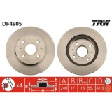 Set disc frana Daihatsu Copen (L880 L881) 03.02-09.12, Cuore 7 (L275 L285 L276) 12.06-, Sirion (M3) 01.05-, Yrv (M2) 02.01-; Subaru Justy 4 01.07-, F