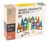 Joc constructie magnetic - Magic Set, 52 piese | Dige