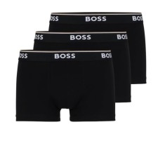 Set 3 boxeri pentru barbati BOSS Cotton Strech, negru, M - OUTLET