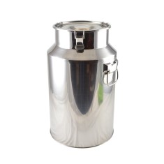 Bidon inox cu capac inox pentru transport lapte - 32 L