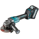 Polizor unghiular pe acumulator Makita GA008GM201, 40 V, 125 mm diametru disc, 8500 RPM, 2 acumulatori, incarcator