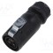 Conector circular mufă mamă 3 pini 20A 500V IP67 drept LUTRONIC