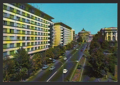 CPIB 21593 - CARTE POSTALA - BUCURESTI. CENTRUL ORASULUI, AUTOTURISM, NECIRCULAT foto