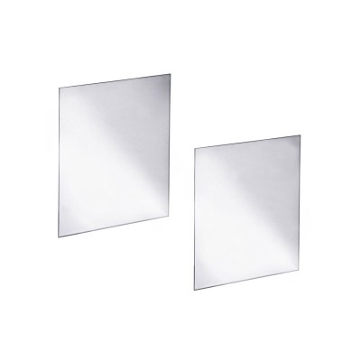 Set Oglinda de perete decorativa, 21x30 cm, Sticla, 2 piese, ATU-084812 foto