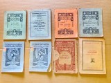 H165-Lot 8 Brosuri mici vechi Serbia interbelice majoritatea stare generala buna. Marimi cca 15/ 11 cm, pagini intre 48 si peste 100.