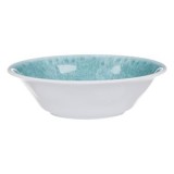 Bol din Melamină, Model Scallop, 0.72L, Turcoaz, CMCLASS