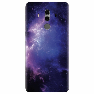 Husa silicon pentru Huawei Mate 10, Purple Space Nebula foto