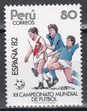 Peru 1982 - Cupa Mondială de fotbal - Spania , MNH